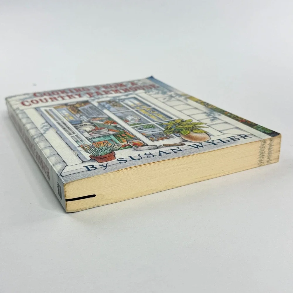Cooking From A Country Farmhouse Susan Wyler 1993 First Edition Paperback Book